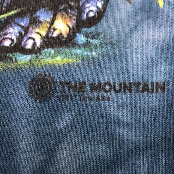 The Mountain “Silverback Gorillas” Aquamarine TieDye Size Medium - Picture 3 of 4